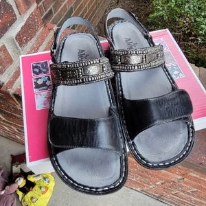 Alegria 38 Verona pewter sandal